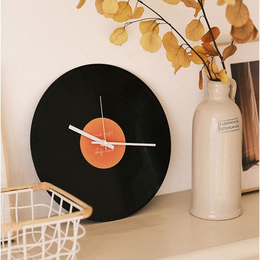 Vinyl Record Clock with Stand-1