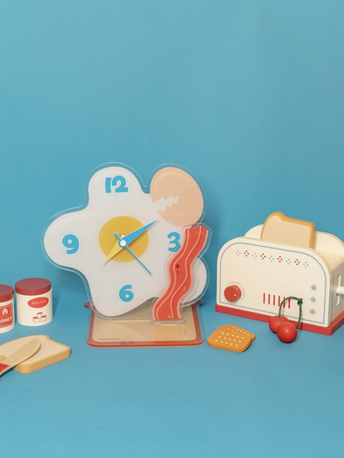 Egg Shaped Acrylic Desktop Clock-1