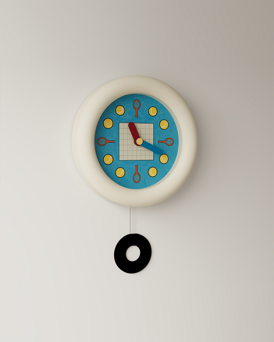 Tennis-Inspired Wall Clock-0
