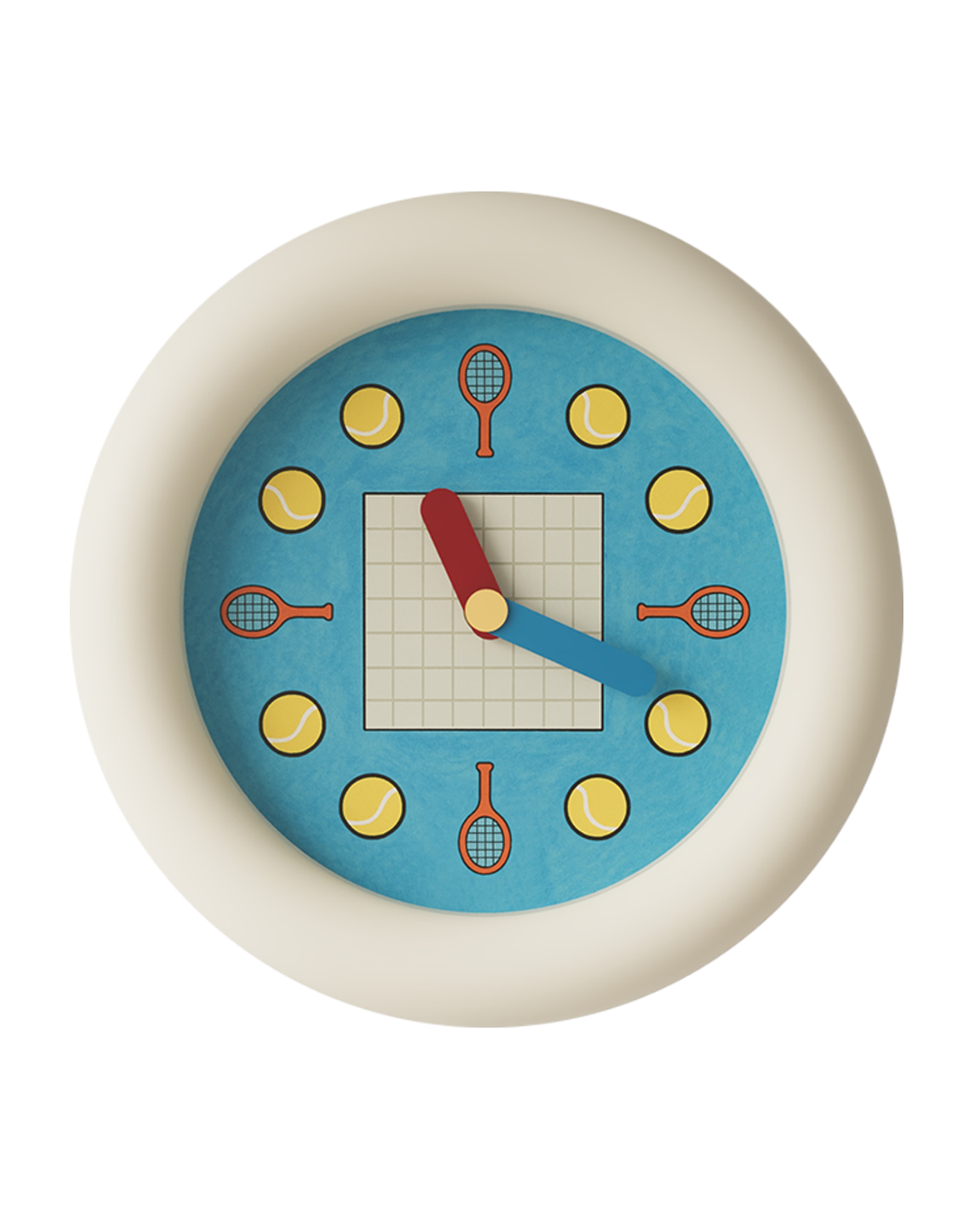 Tennis-Inspired Wall Clock-5